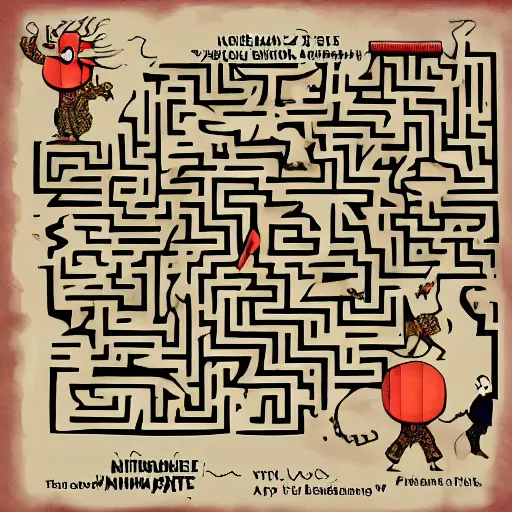 Image similar to a nightmare maze