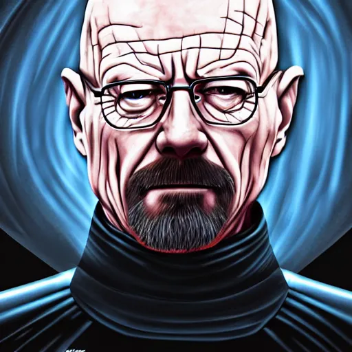 Image similar to Walter White as a sith lord, 4k digital art