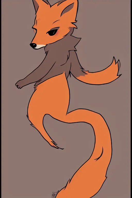 Image similar to an anthropomorphic fox, fursona!!!! trending on furaffinity, by kawacy