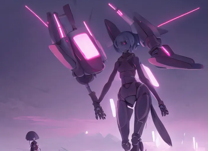 Prompt: homura akemi in mechanical exoskeleton resembling a su - 1 0 2, battlefield landscape, illustration concept art anime key visual trending pixiv fanbox by wlop and greg rutkowski and makoto shinkai and studio ghibli and kyoto animation, soldier clothing, grimdark, volumetric lighting