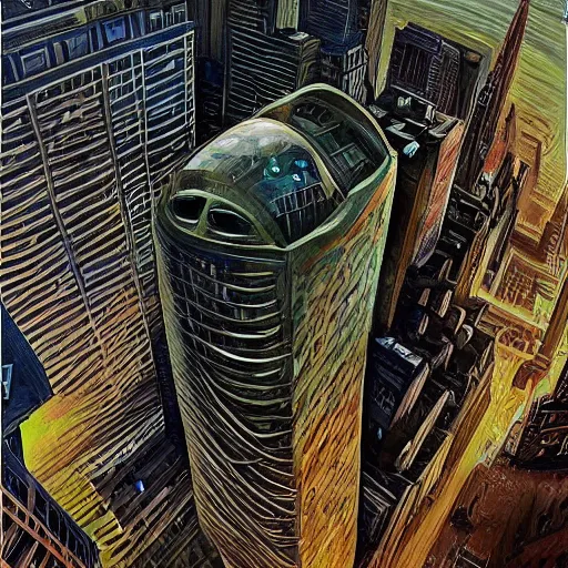 Prompt: an alien invasion of new york city all of humanity is fighting back, artstation hall of fame gallery, editors choice, #1 digital painting of all time, most beautiful image ever created, emotionally evocative, greatest art ever made, lifetime achievement magnum opus masterpiece, the most amazing breathtaking image with the deepest message ever painted, a thing of beauty beyond imagination or words, 4k, highly detailed, cinematic lighting