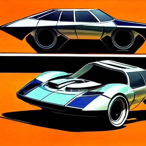 Image similar to concept art for a car that shoots poisonous gas, painted by syd mead, high quality