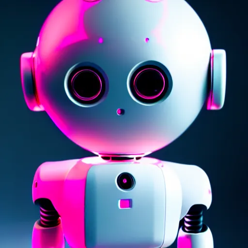 Prompt: a cute little robot. beautiful light. soft colour scheme, 8 k render