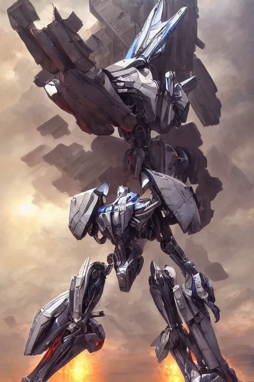 Image similar to Transformers Megatron as super Mecha anime robot, intricate, highly detailed, smooth, artstation, digital illustration by Ruan Jia and Mandy Jurgens and Artgerm and Wayne Barlowe and Greg Rutkowski and Zdislav Beksinski