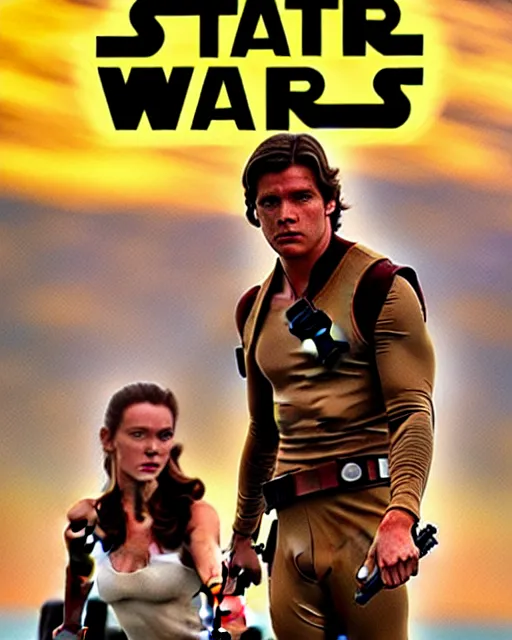 Prompt: movie poster, Star Wars Episode X: Life at the Beach (2025)