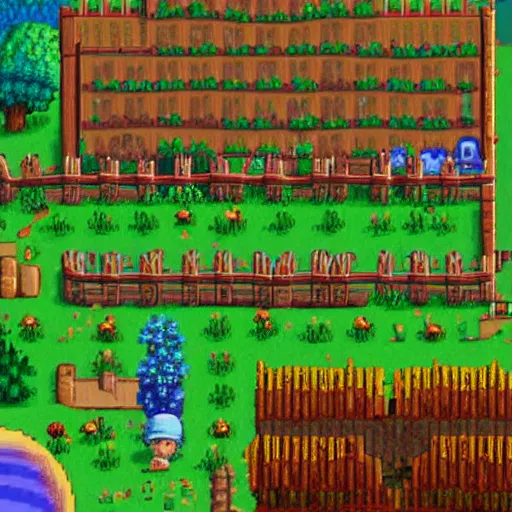 Image similar to Bernie Sanders in Stardew Valley 4k