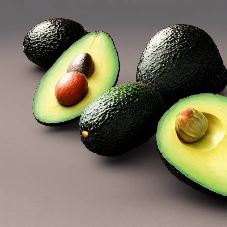 Image similar to Avocado Chair in real life, 8k resolution, hyper realistic