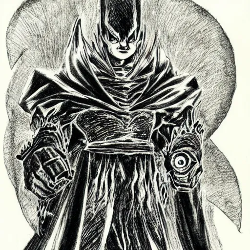 Image similar to a menacing villain by kentaro miura