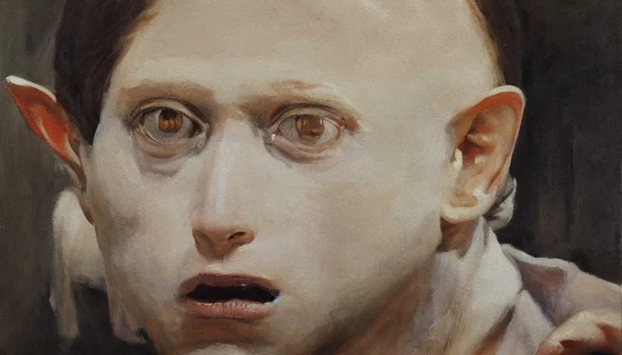 Image similar to painting by borremans, harry potter, detailed, stunning