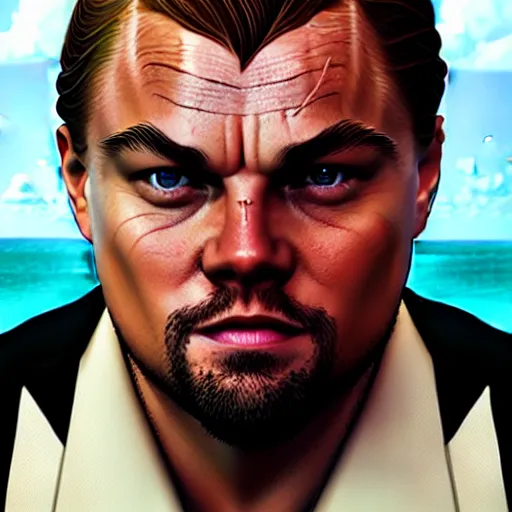 Image similar to Leonardo Dicaprio Cheers Meme , RPG Reference, art by ilya kuvshinov, artgerm, Alphonse mucha, and Greg Rutkowski, Trending on Artstation, octane render, Insanely Detailed, 8k, HD