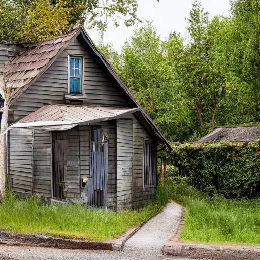 Image similar to a photo of a house so uninteresting and unremarkable, with nothing to make it unique, a truly normal house