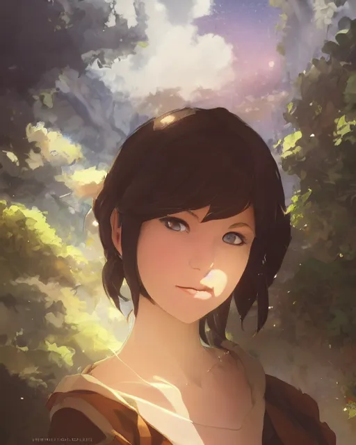 Prompt: a girl dressed as the earth, full shot, atmospheric lighting, detailed face, by makoto shinkai, stanley artgerm lau, wlop, rossdraws