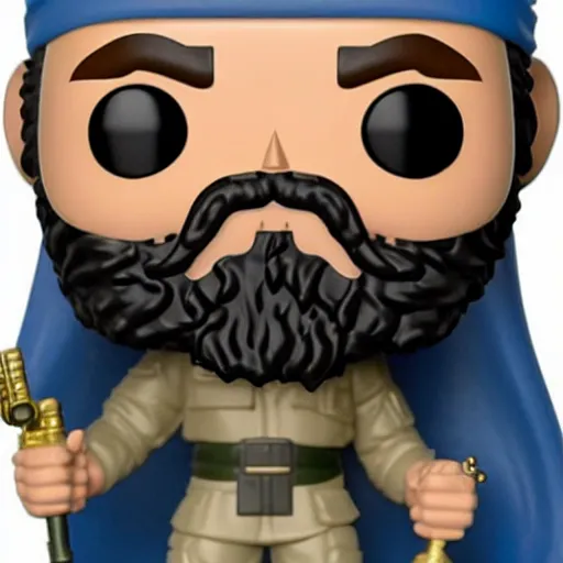 Prompt: Osama bin Laden as a Funko Pop, studio lighting, sharp focus, good detail,