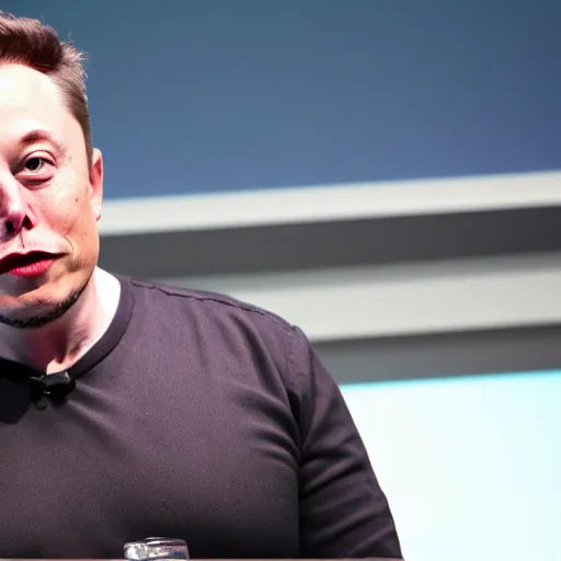 Image similar to Elon Musk dressed as Mario at a bussines meeting with Twitter board