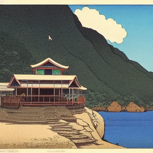 Image similar to Palawan Philippines, Hasui Kawase