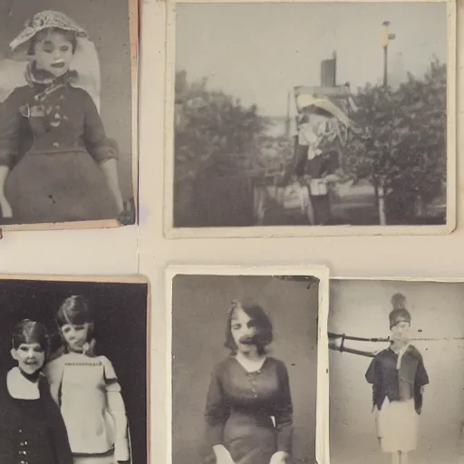 Image similar to old photographs found in the dumpster