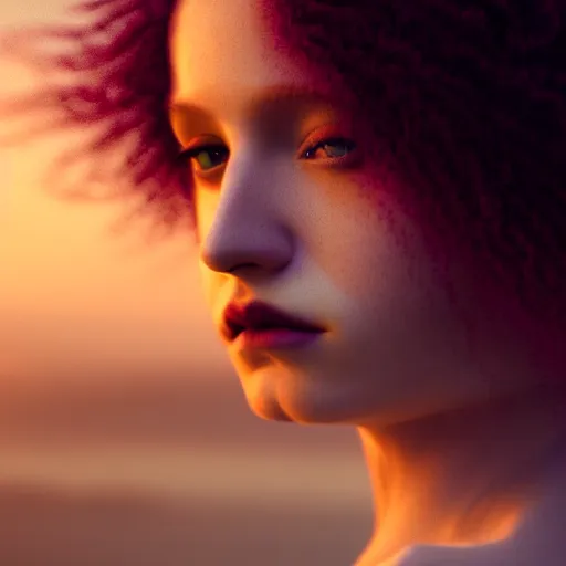 Image similar to photographic portrait of a stunningly beautiful renaissance female emo pagan in soft dreamy light at sunset, contemporary fashion shoot, by edward robert hughes, annie leibovitz and steve mccurry, david lazar, jimmy nelsson, breathtaking, 8 k resolution, extremely detailed, beautiful, establishing shot, artistic, hyperrealistic, beautiful face, octane render