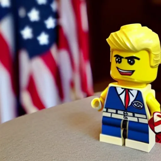 Image similar to lego donald trump