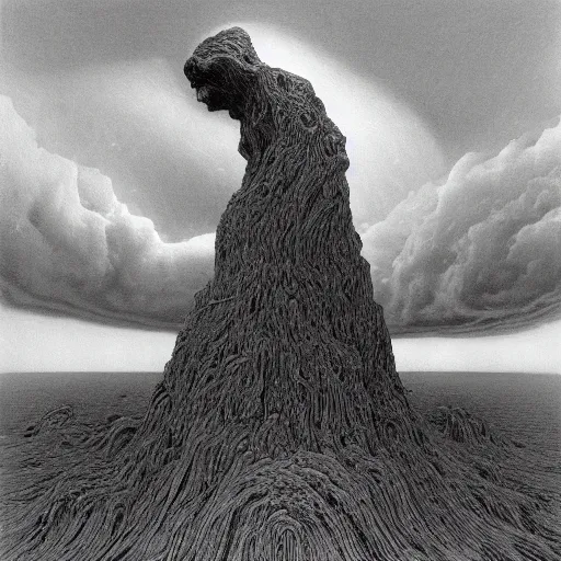 Image similar to by zdzisław beksinski, by zdzisław beksinski, by zdzisław beksinski, by zdzisław beksinski, by zdzisław beksinski