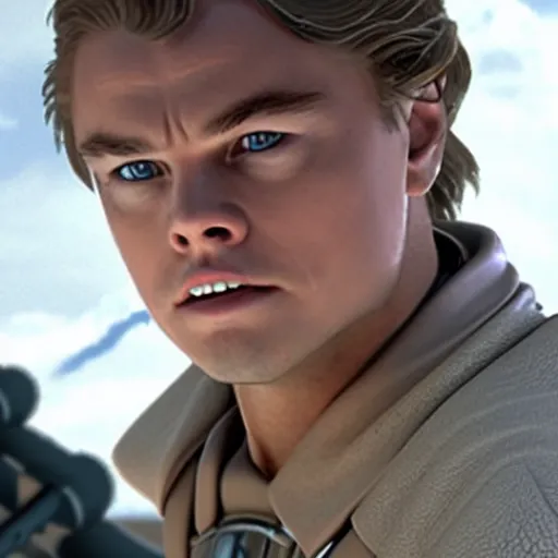 Prompt: leonardo dicaprio as anakin skywalker in star wars, 8 k resolution, cinematic lighting, anatomically correct, realistic a scene from the film