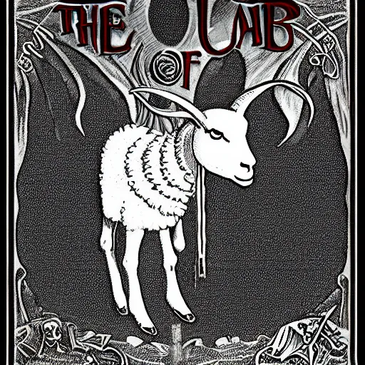 Prompt: the cult of the lamb