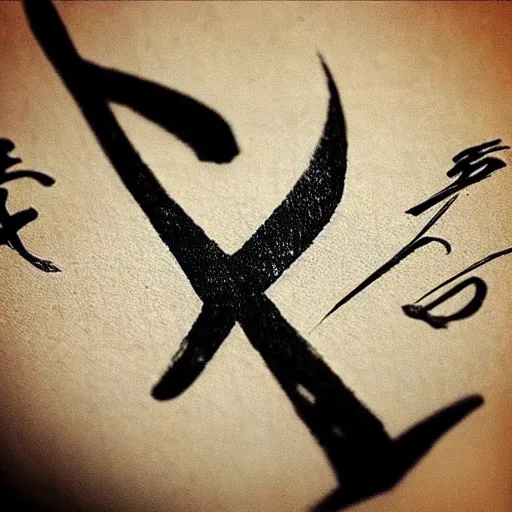 Prompt: photo of japanese calligraphy, beautiful, instagram, cinematic, high detail, traditional