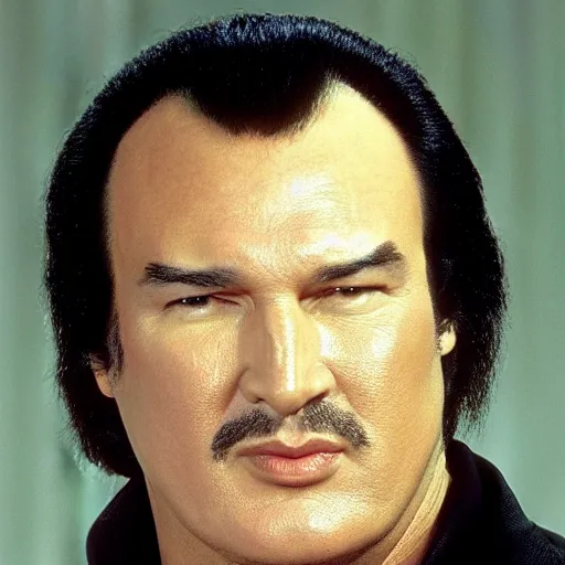 Prompt: steven seagal as michael knight in knight rider