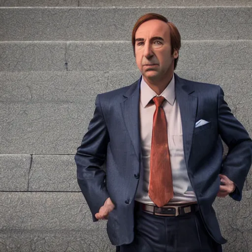 Image similar to super high quality saul goodman, realistic photorealistic high-resolution saul Goodman, very saul goodman, high def, saul, saul Goodman, better call saul, better call saul Goodman, 8k, 4k, professional, depth of field, sigma art 85mm f1.4, large sensor dslr, professional photo, saul goodman, very very saul goodman