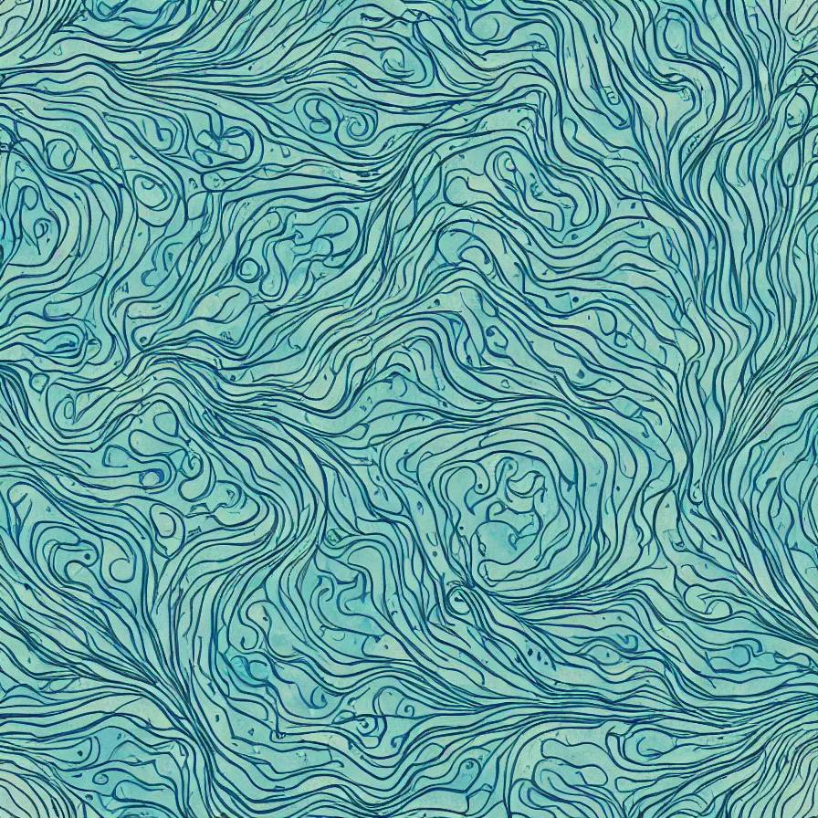 Image similar to beautiful and artistic glial hyphae on a fantastic planet and unusual critters of the ocean, highly detailed, seamless tiling pattern, sharp detail, cinematic