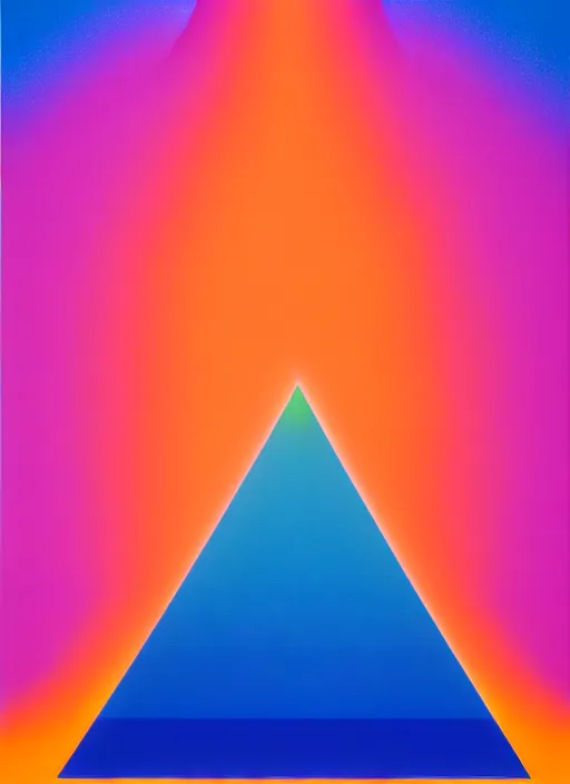 Image similar to prism by shusei nagaoka, kaws, david rudnick, airbrush on canvas, pastell colours, cell shaded, 8 k