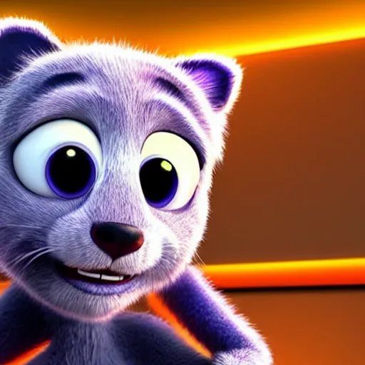 Prompt: cute furry needs your help, pixar, anime