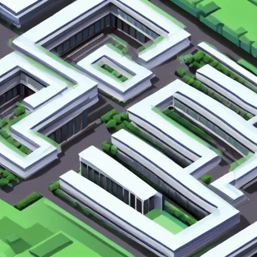 Image similar to isometric view of recursive architecture