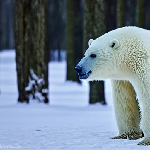 Image similar to bald polar bear