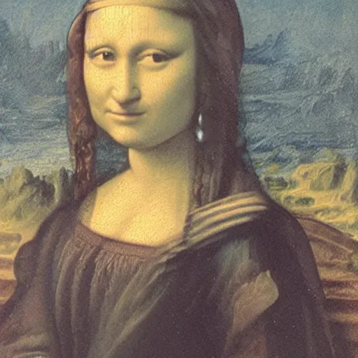 Image similar to Mona Lisa with the pearl earring