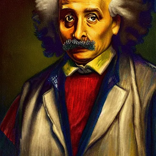 Prompt: portuguese einstein portrait