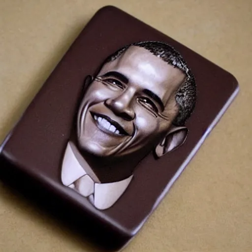 Image similar to dark chocolate relief of barak obama