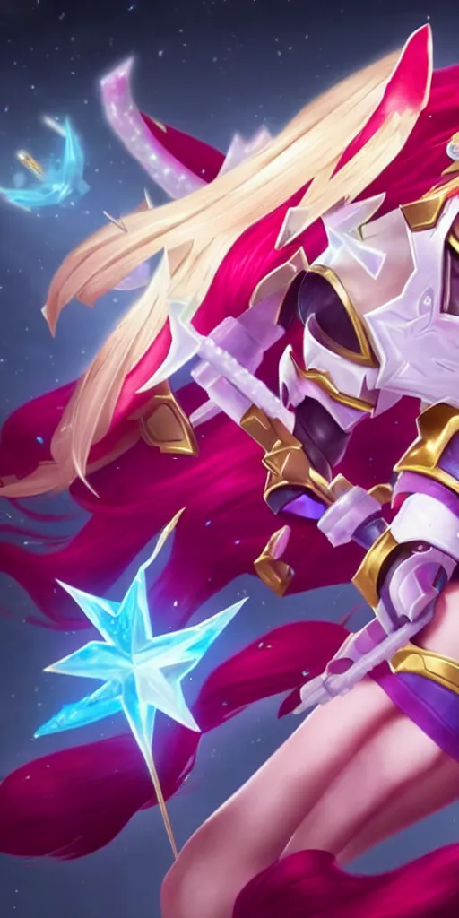 Prompt: Star guardian darius from league of legends, 4k, #trending