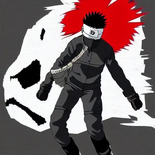 Image similar to kakashi in akira style