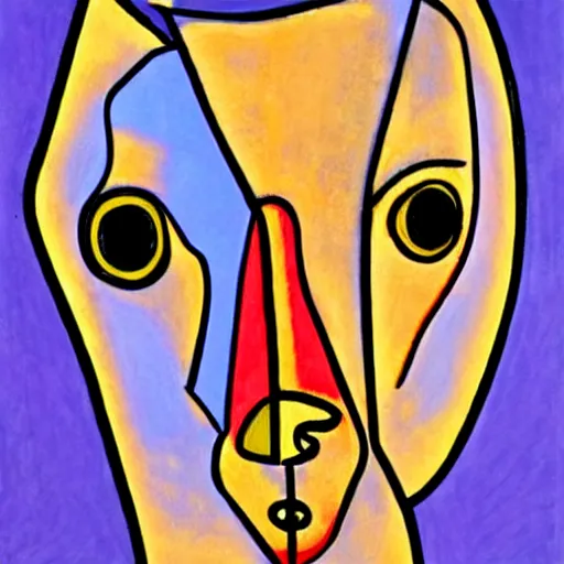 Prompt: Chihuahua enucleation in the style of Picasso, highly detailed