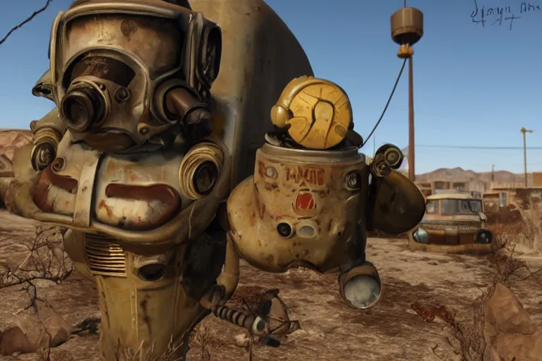 Image similar to benny from fallout : nw in mojave desert,