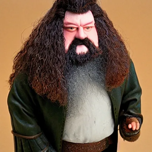 Prompt: hagrid, oldschool japanese