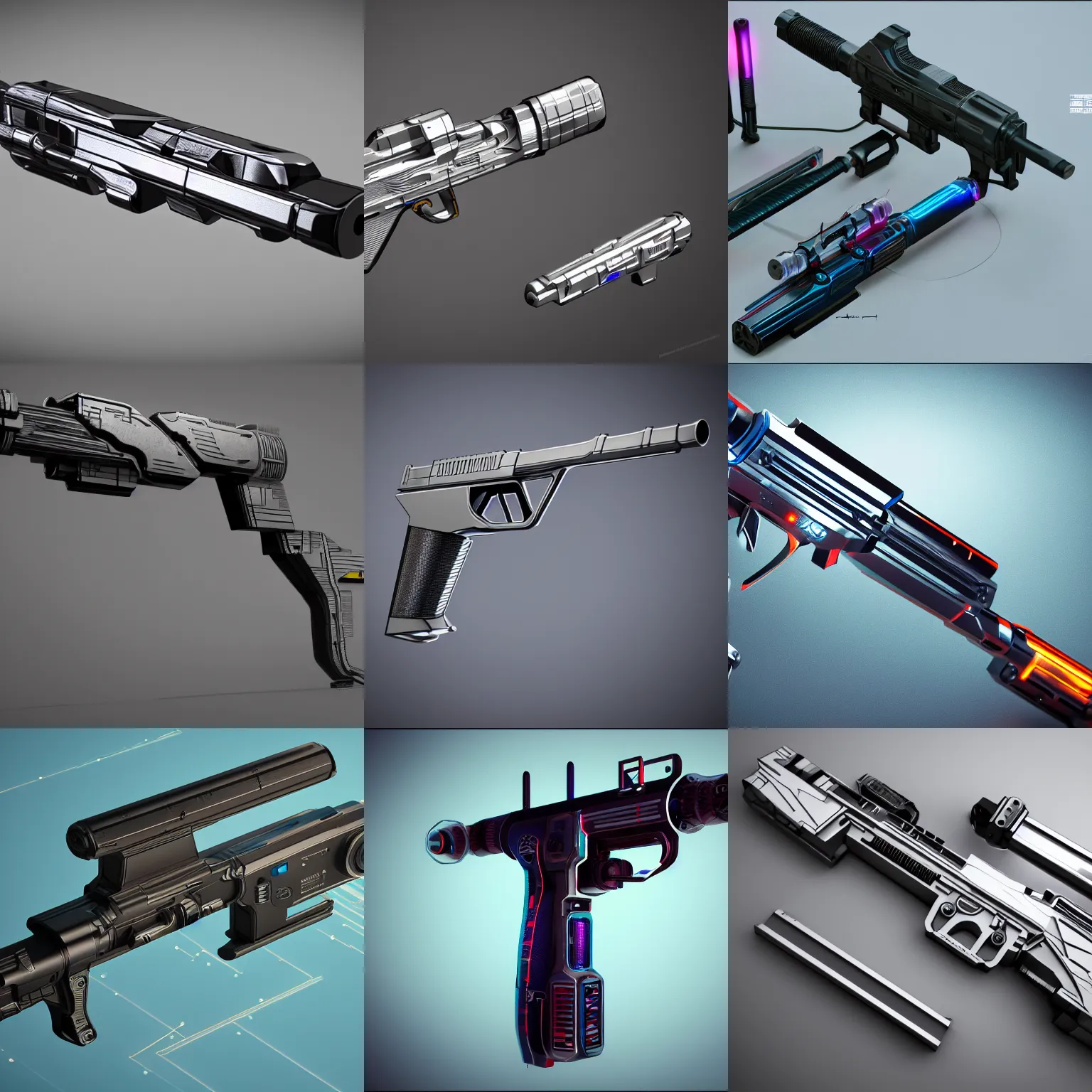 Futuristic Weapons Concept Art