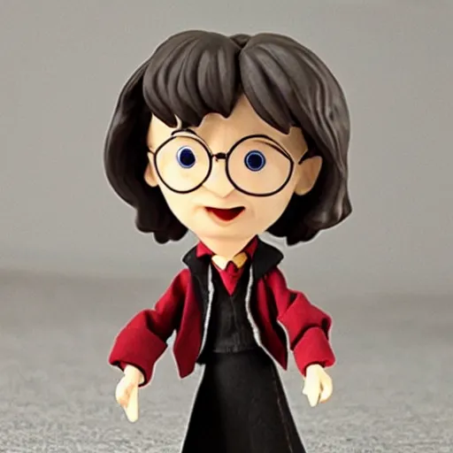 Prompt: a stopmotion puppet of a still of harry potter, vinyl action figure, plastic, toy