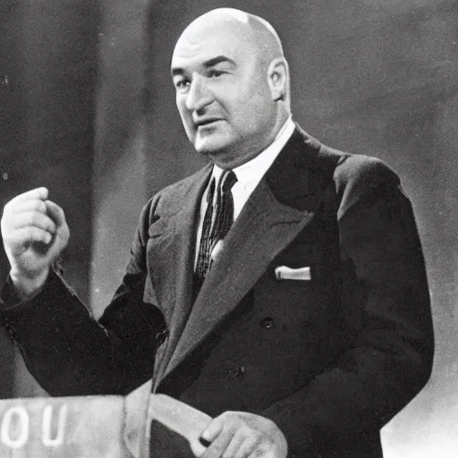 Image similar to kevin o'leary speech in nuremberg 1 9 3 5