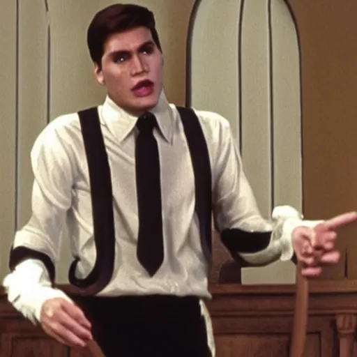 Image similar to Live Action Still of Jerma in Animal House, real life, hyperrealistic, ultra realistic, realistic, highly detailed, epic, HD quality, 8k resolution, body and headshot, film still