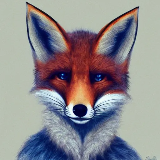 Prompt: fox wearing a tiara, fantasy art, trending on artstation