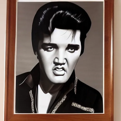 Prompt: Elvis Presley, hairlip, frightened, highly detailed, photorealistic,