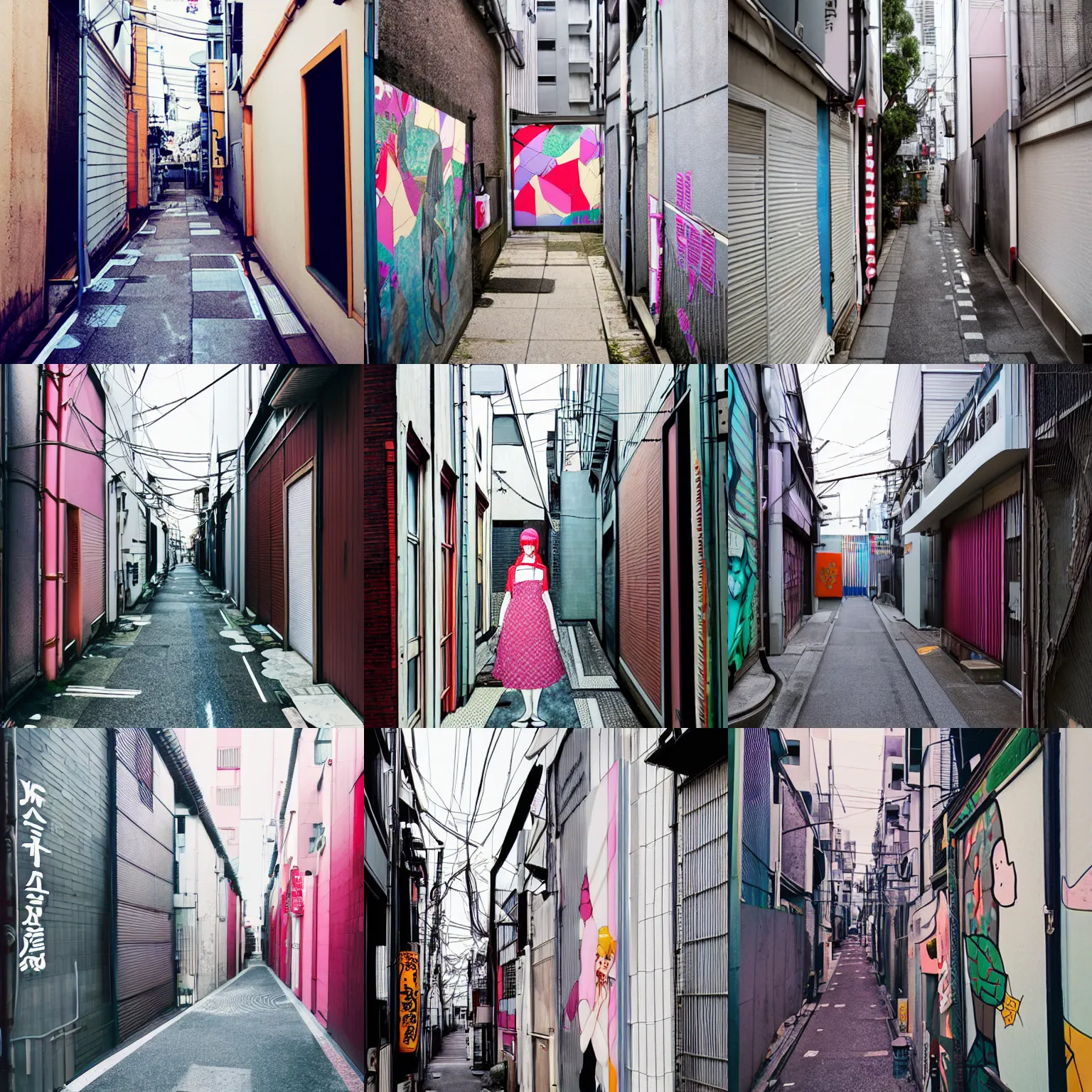 Prompt: tokyo alleyway by martine johanna, beautiful