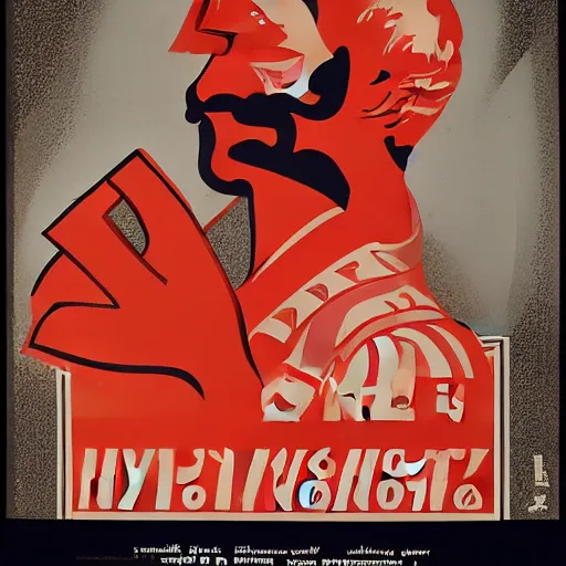 Image similar to soviet propaganda poster about NFTs