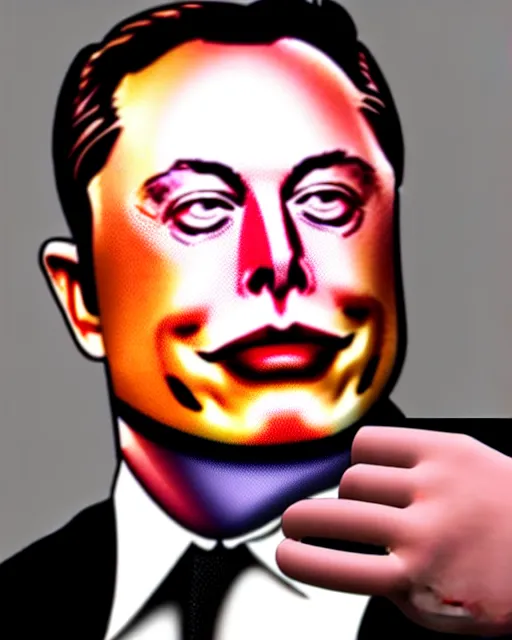 Prompt: meatlon musk the meaty elon musk made of meat